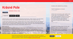 Desktop Screenshot of krasnepole.cz