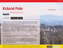 Tablet Screenshot of krasnepole.cz